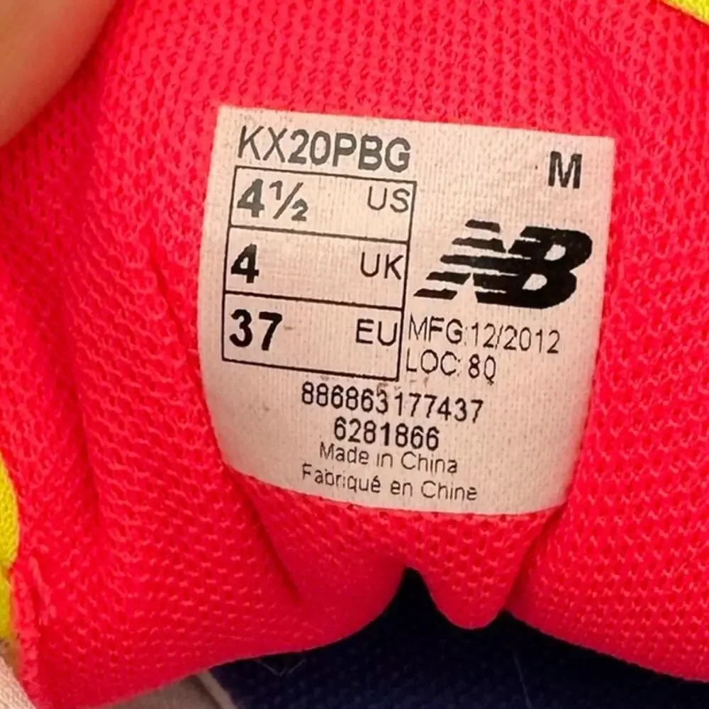 New Balance Blue + Red Pink Minimus Training Shoes Size 4.5